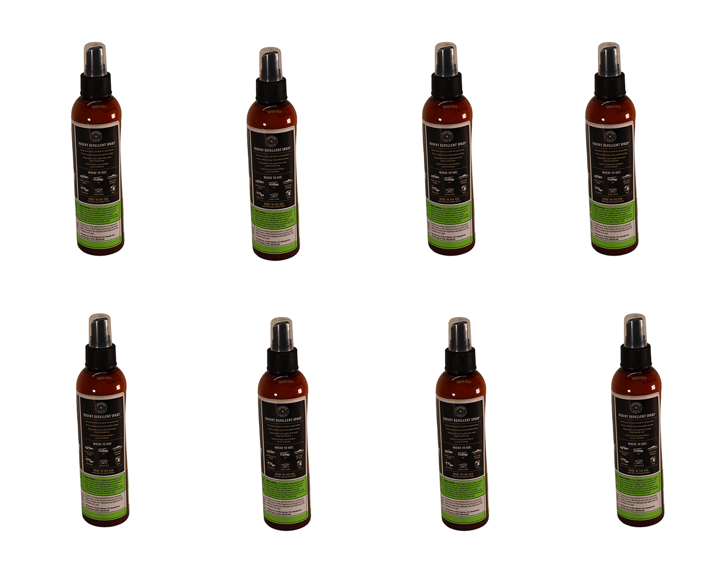 A&I Products Grandpa Gus's Rodent Spray, 8oz, US Only Pack of 8 - A-B1GSR8A15