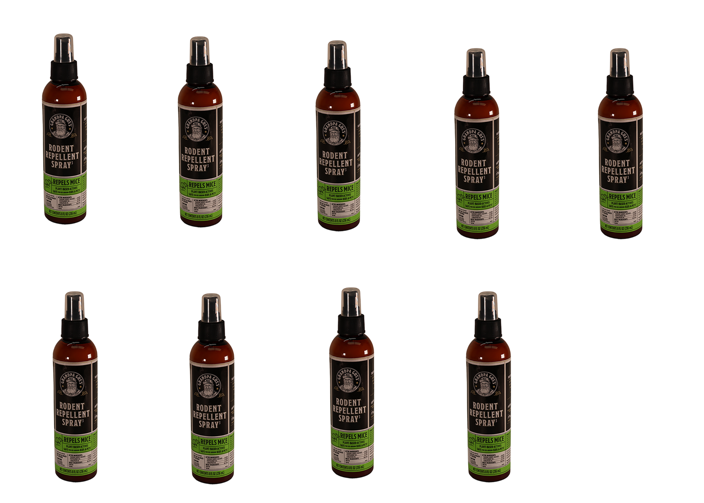 A&I Products Grandpa Gus's Rodent Spray, 8oz, US Only Pack of 9 - A-B1GSR8A15