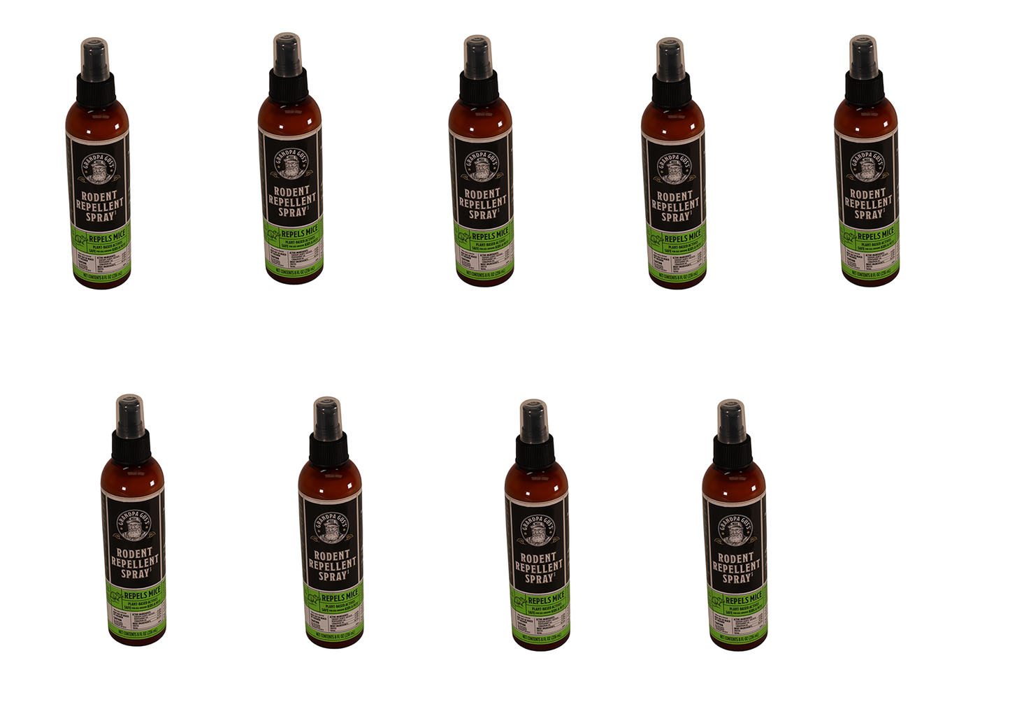 A&I Products Grandpa Gus's Rodent Spray, 8oz, US Only Pack of 9 - A-B1GSR8A15
