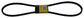 John Deere Original Equipment Rotary Screen Engine Side Belt - H160406