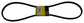 John Deere Original Equipment Rotary Screen Engine Side Belt - H160406