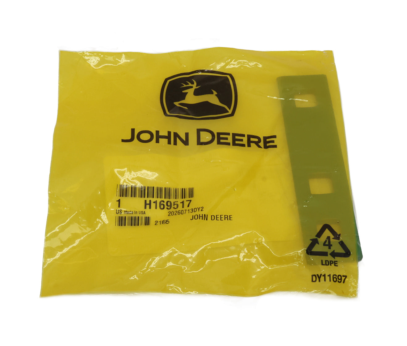 John Deere Original Equipment Knife Guard Strap - H169517