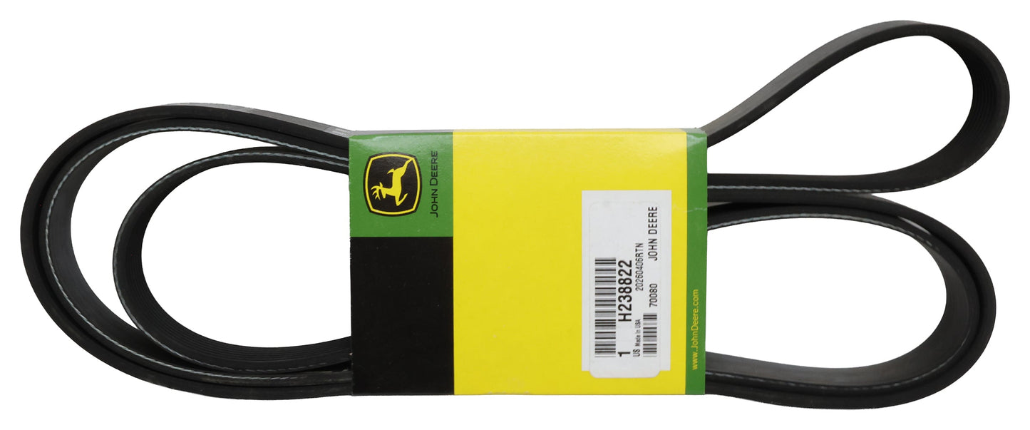 John Deere Original Equipment Serpentine V-Belt 2264 mm (89 in) - H238822