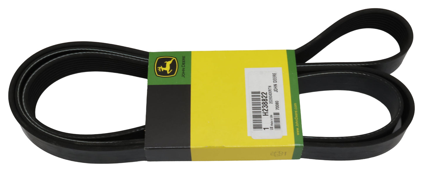 John Deere Original Equipment Serpentine V-Belt 2264 mm (89 in) - H238822