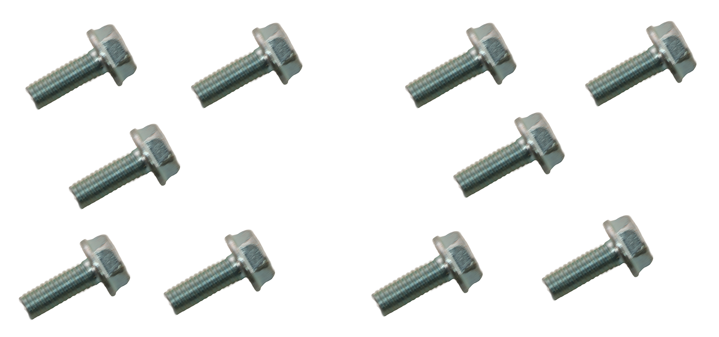 Honda Original Equipment Flange Bolt (6X16) Pack of 10 - 95701-06016-00