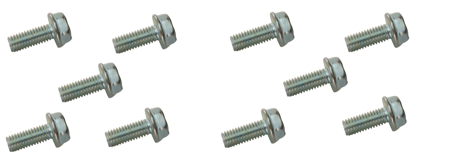 Honda Original Equipment Flange Bolt (6X16) Pack of 10 - 95701-06016-00