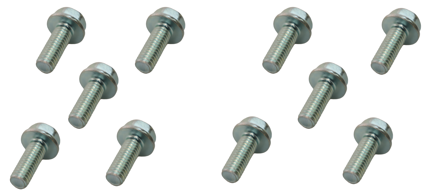 Honda Original Equipment Flange Bolt (6X16) Pack of 10 - 95701-06016-00