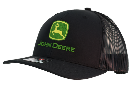 John Deere Black Richardson Trucker Hat - LP77845