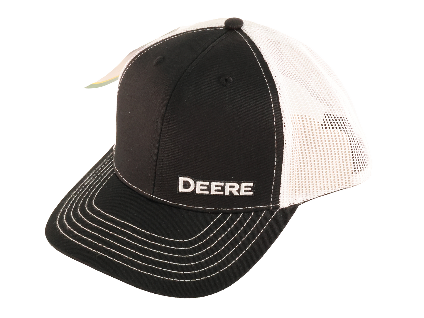 John Deere Unisex BK WH Deere Print Embro Hat - LP87128