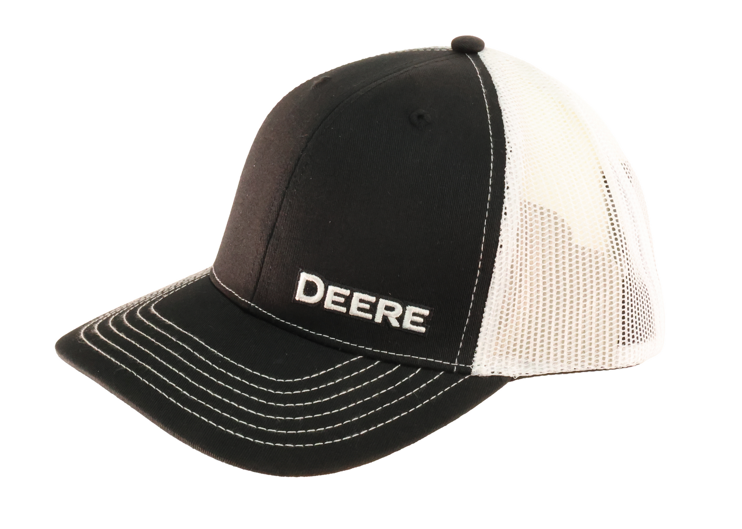 John Deere Unisex BK WH Deere Print Embro Hat - LP87128