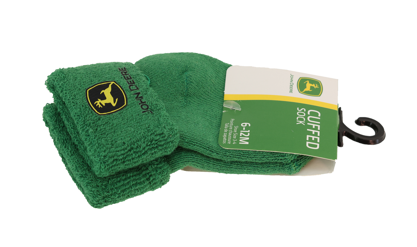 John Deere Green Infant Bootie Sock - LP64354