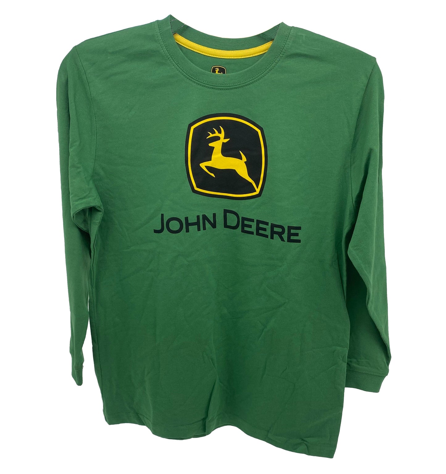 John Deere Green Logo Long Sleeved T-Shirt Youth Medium - LP79422