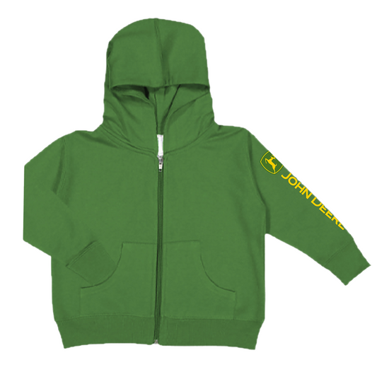 John Deere Infant Green Trade Mark Full Zip Fleece 18M - LP79035