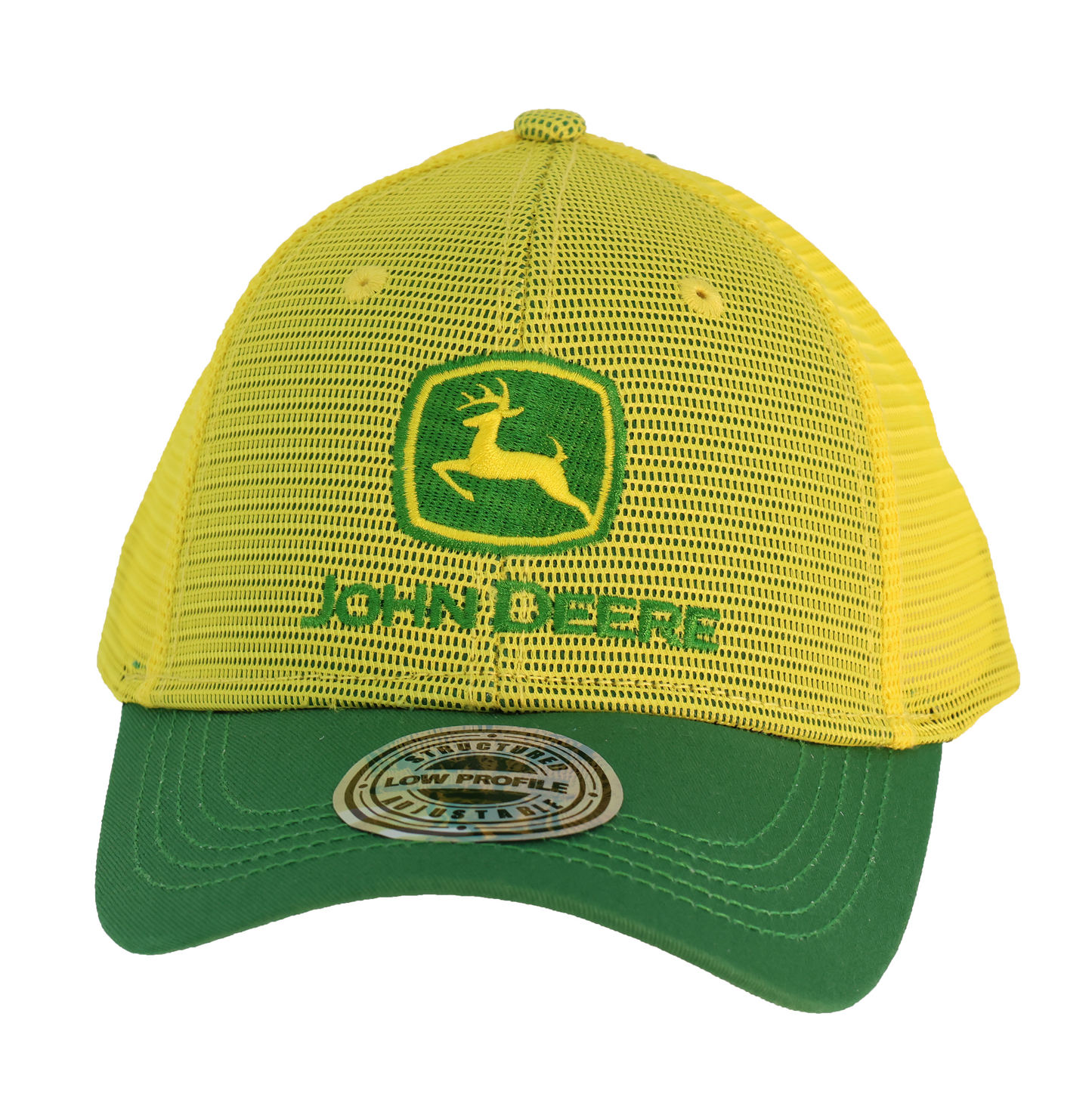 John Deere Green Hat With Yellow Mesh Overlay - LP79403