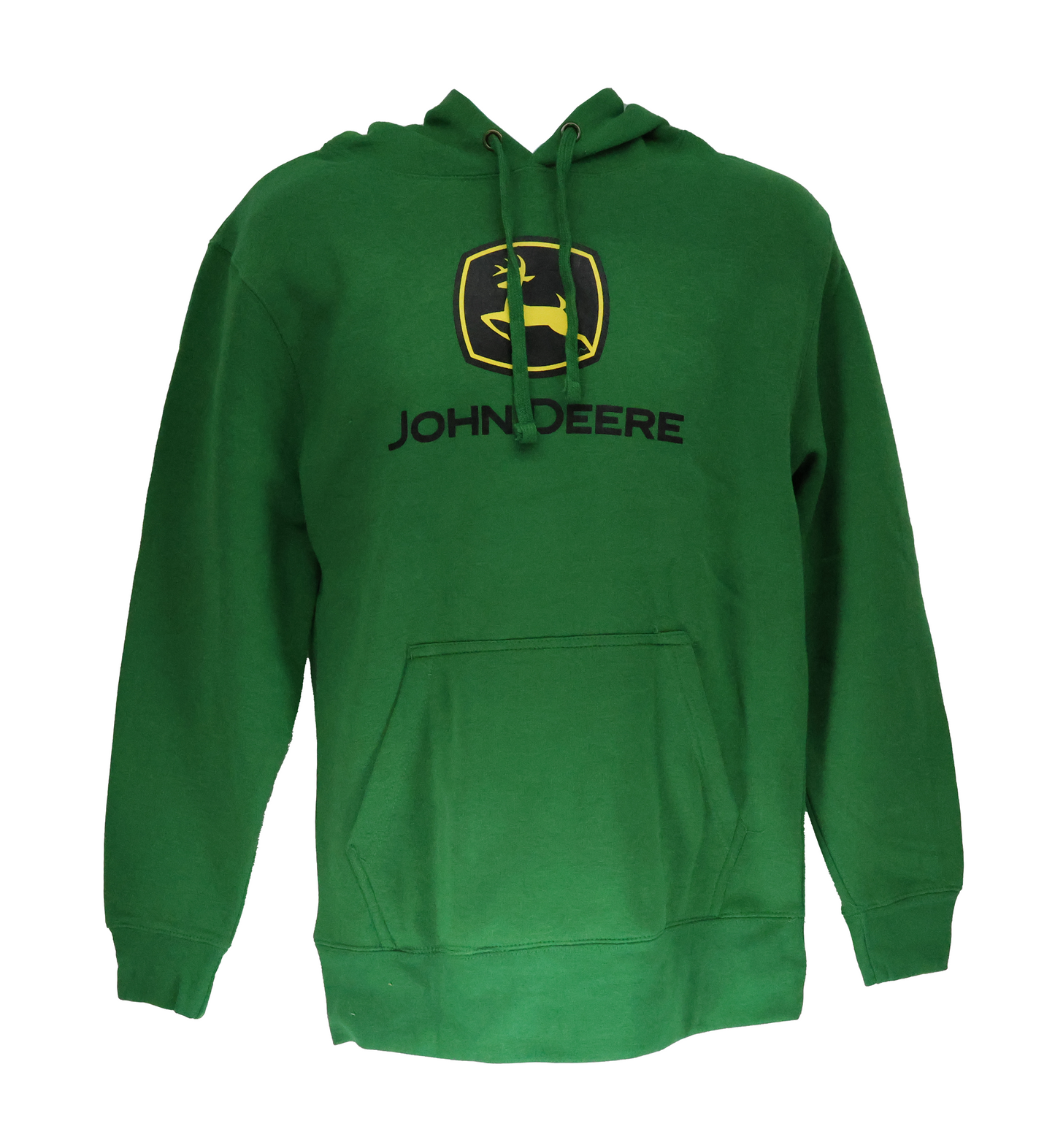 John Deere Mens Green Classic Logo Fleece Hoodie Small - LP82954