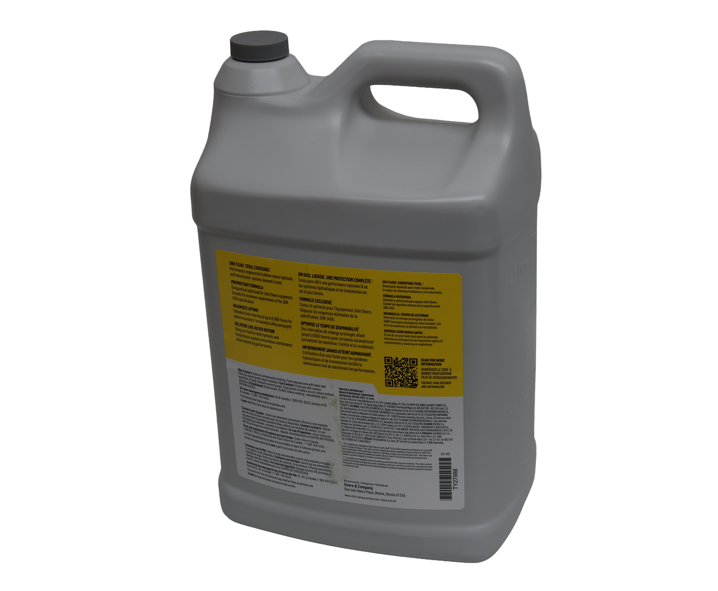 John Deere Original Equipment 2.5 Gallon Hy-Gard Oil - TY27988