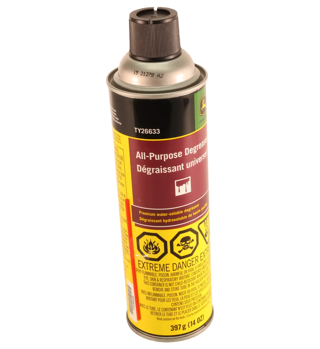 John Deere Original Equipment All-Purpose Solvent Degreaser, 397 gram (14 Oz) - TY26633