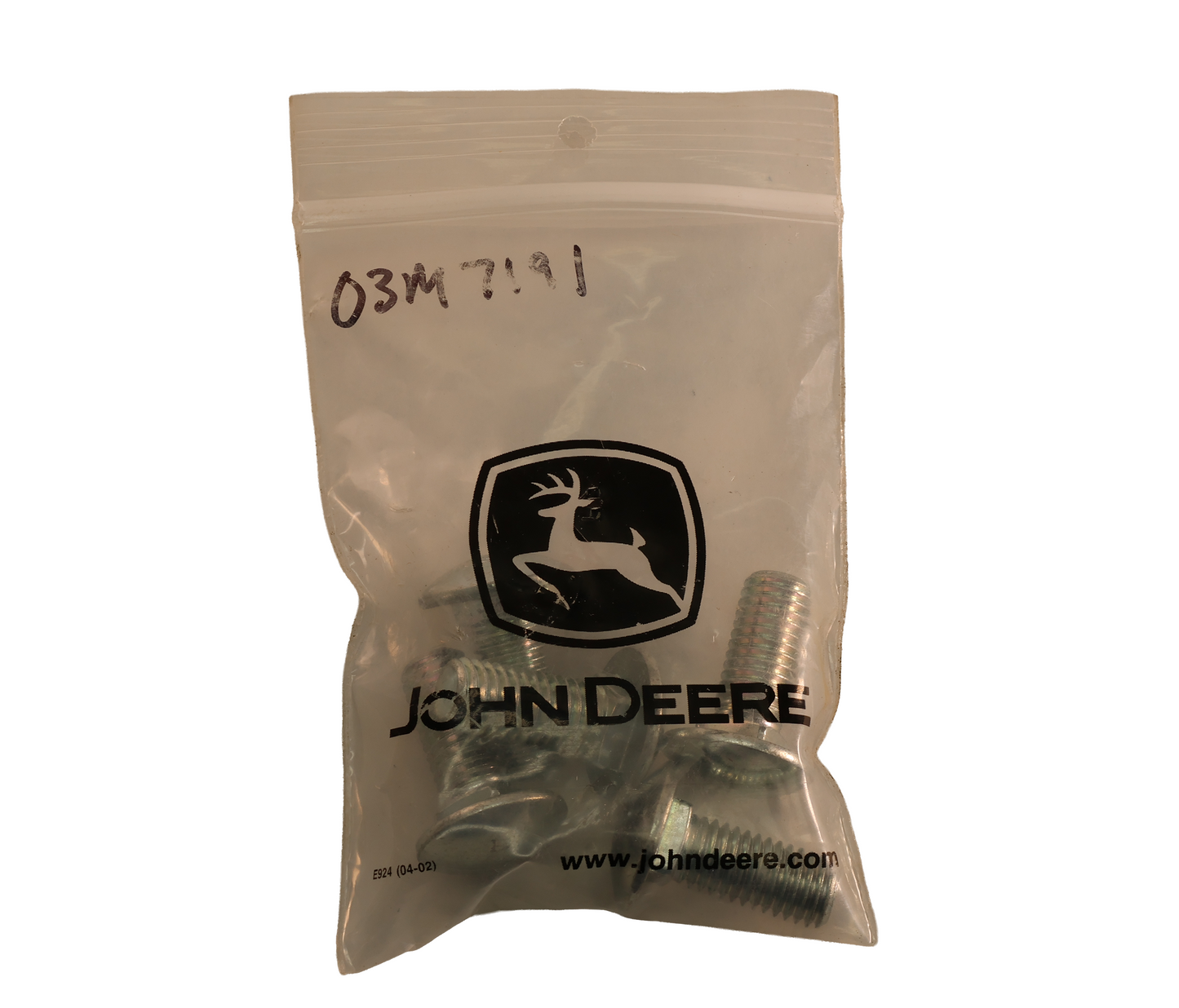John Deere Original Equipment Bolt Pack of 5 - 03M7191