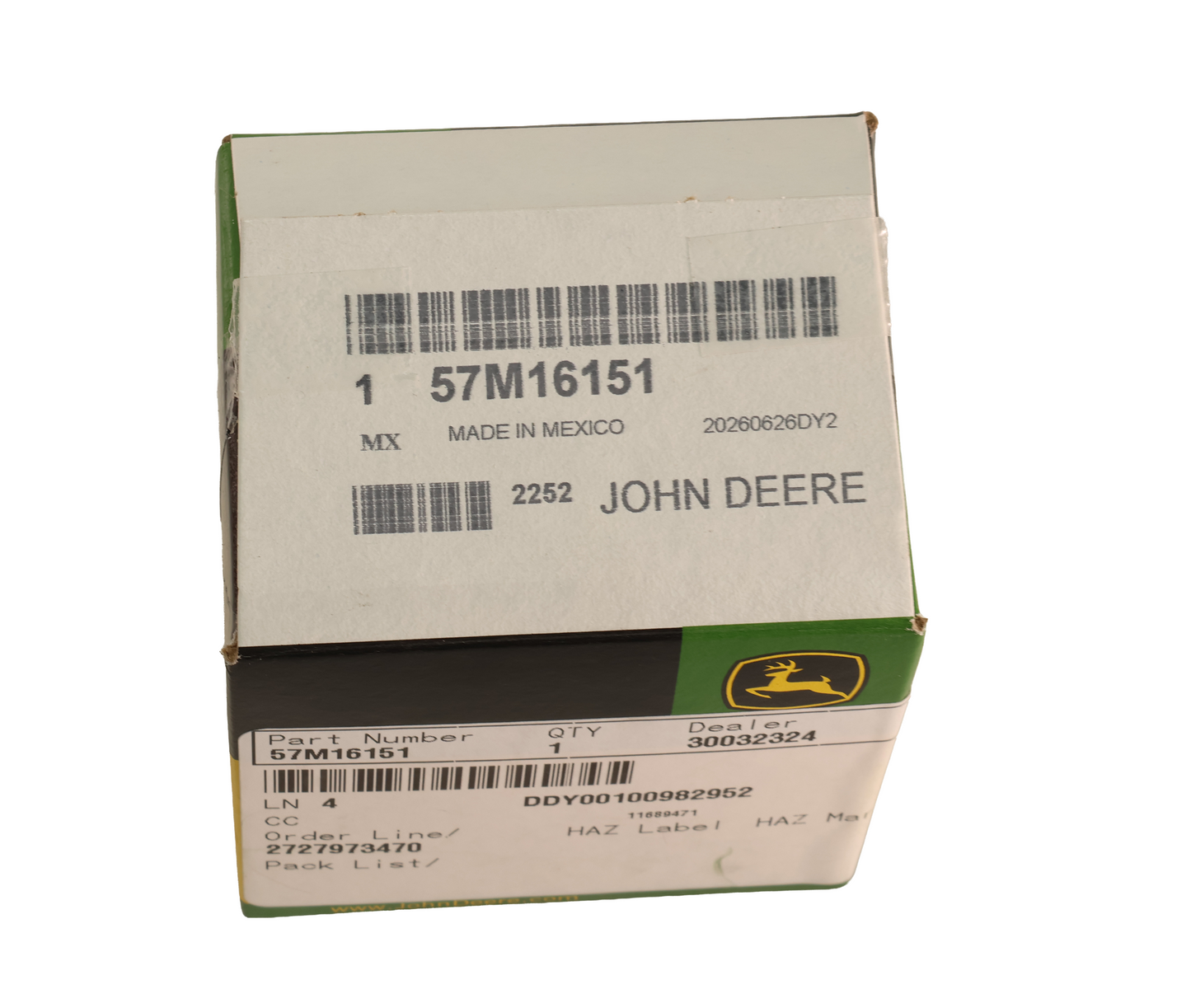 John Deere Original Equipment Electrical Connection - 57M16151