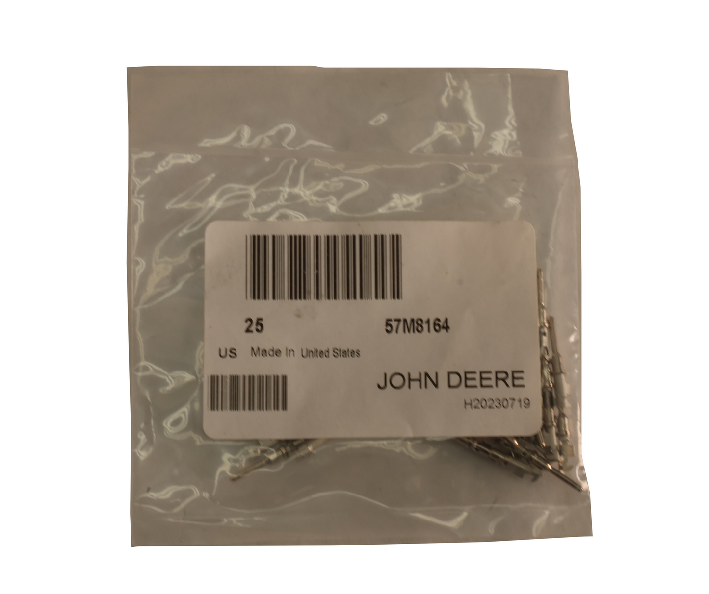 John Deere Original Equipment Electrical Connector Terminal Pack of 25 - 57M8164