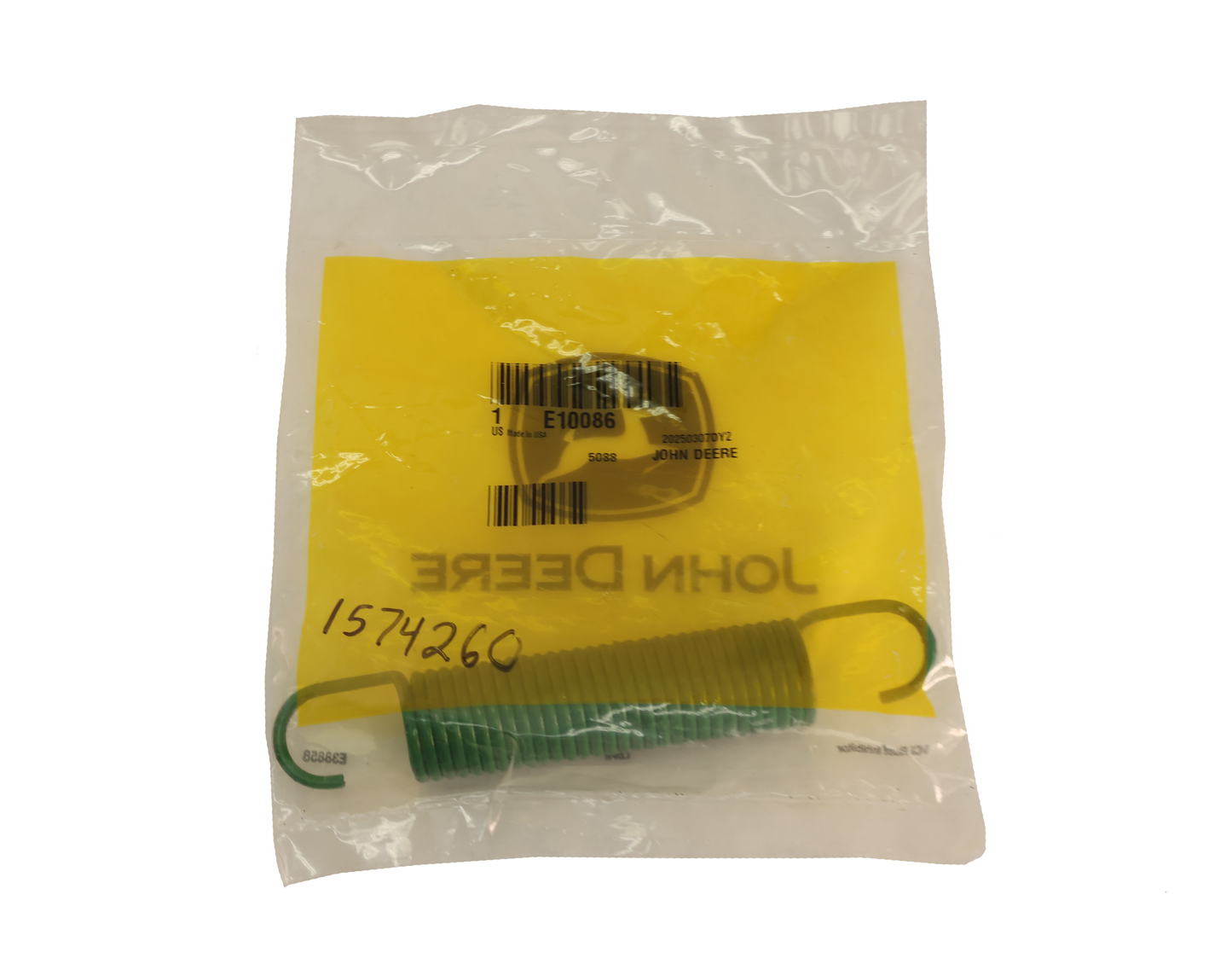 John Deere Original Equipment Extension Spring - E10086