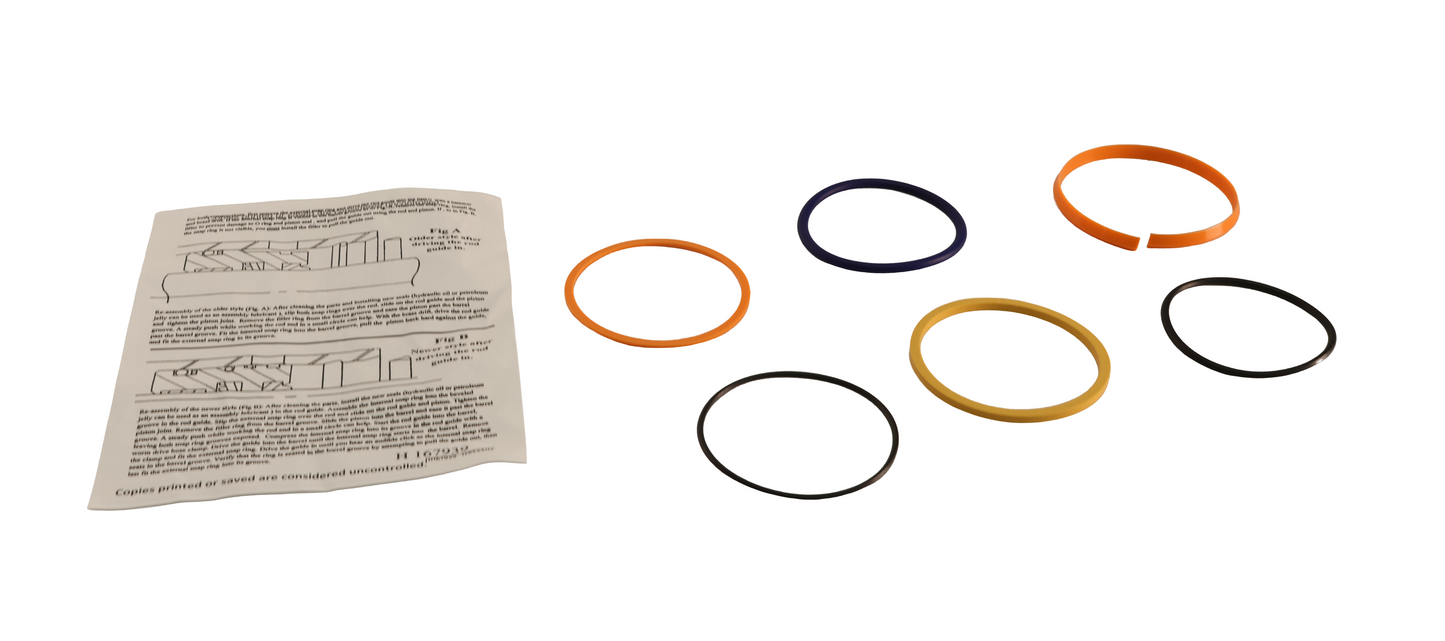 John Deere Original Equipment Hydraulic Cylinder Bore Seal Kit - AH164325