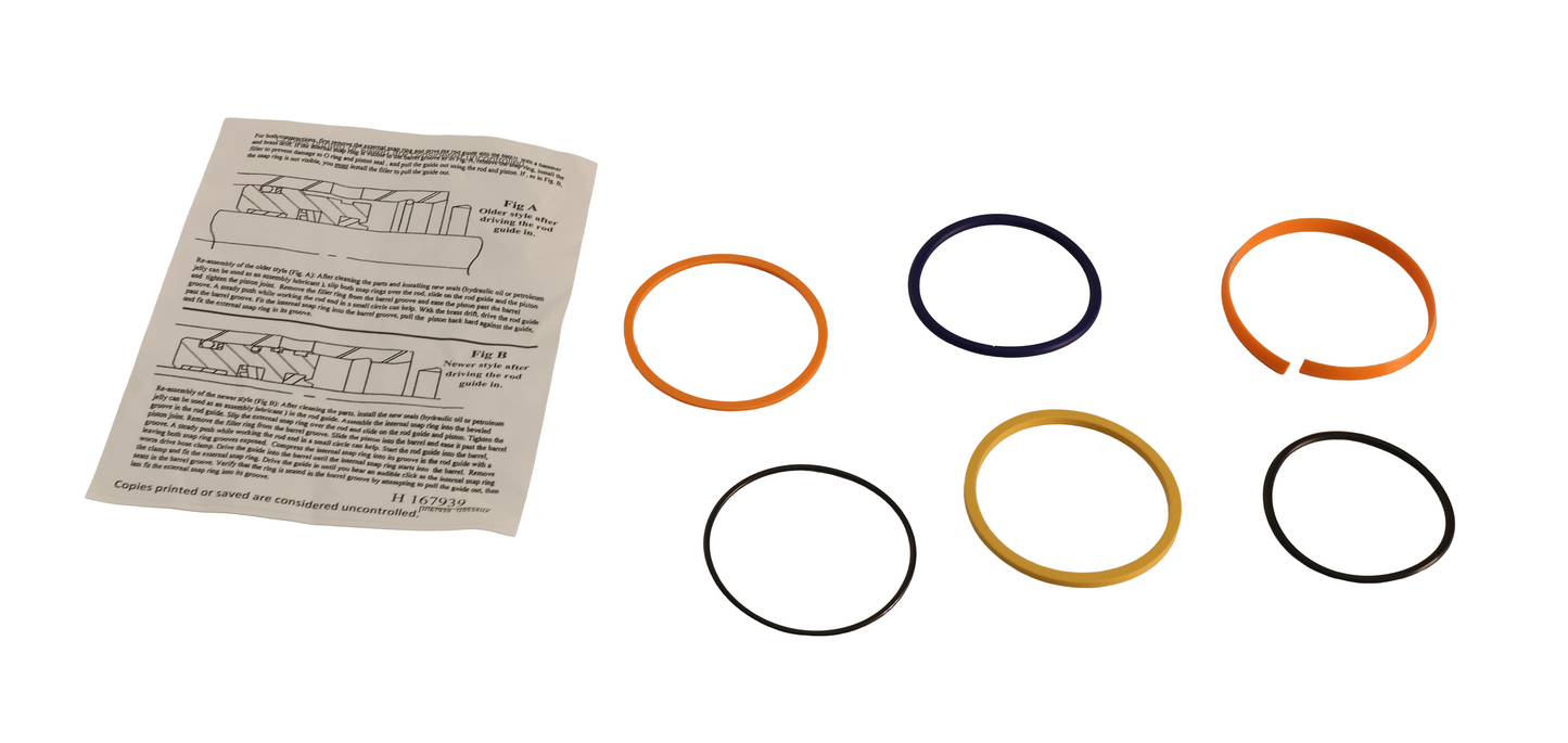 John Deere Original Equipment Hydraulic Cylinder Bore Seal Kit - AH164325