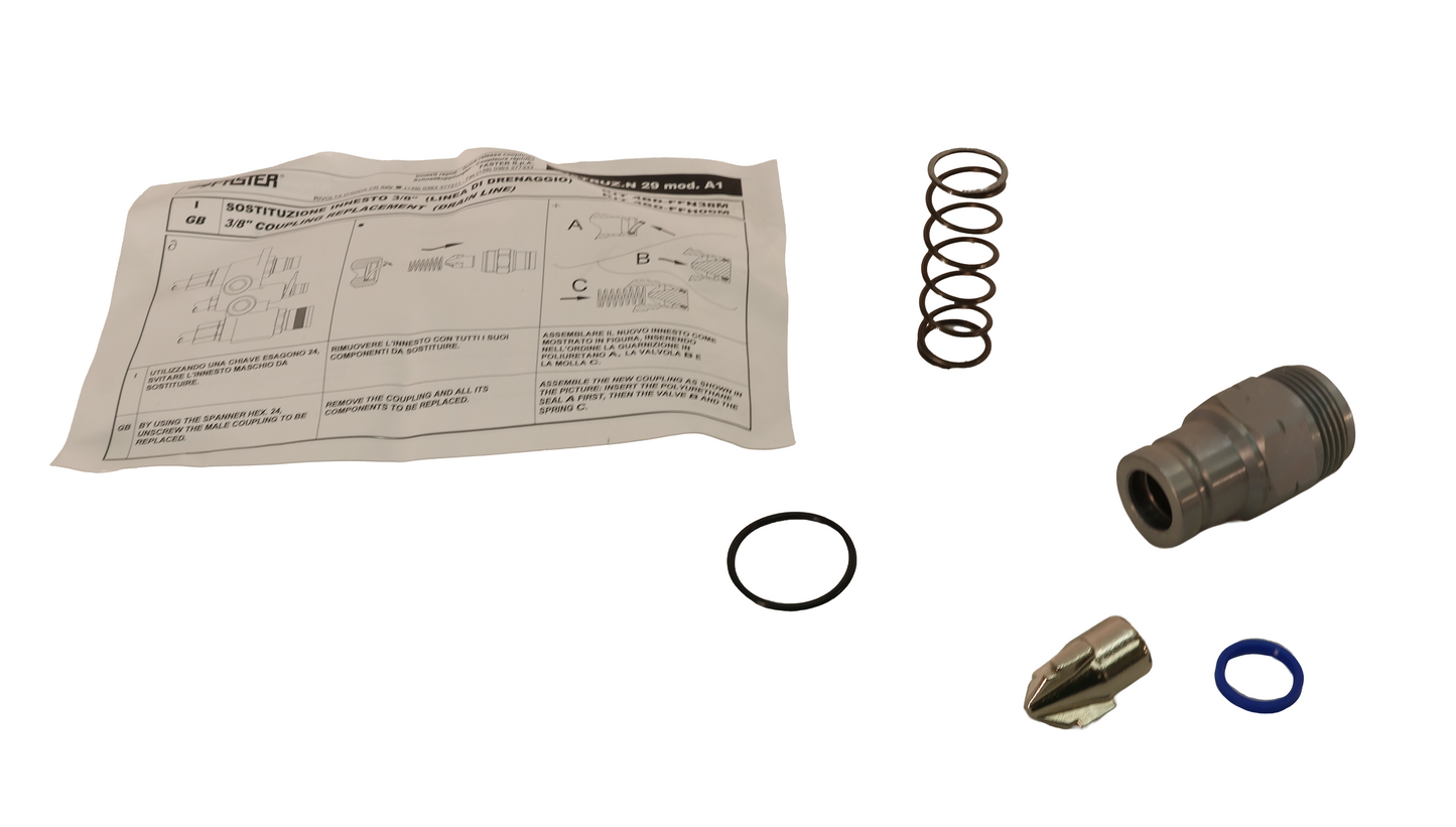 John Deere Original Equipment Hydraulic Quick Connect Coupler - AT406478