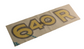 John Deere Original Equipment 640R Model Designator Label, Right Side - W59569