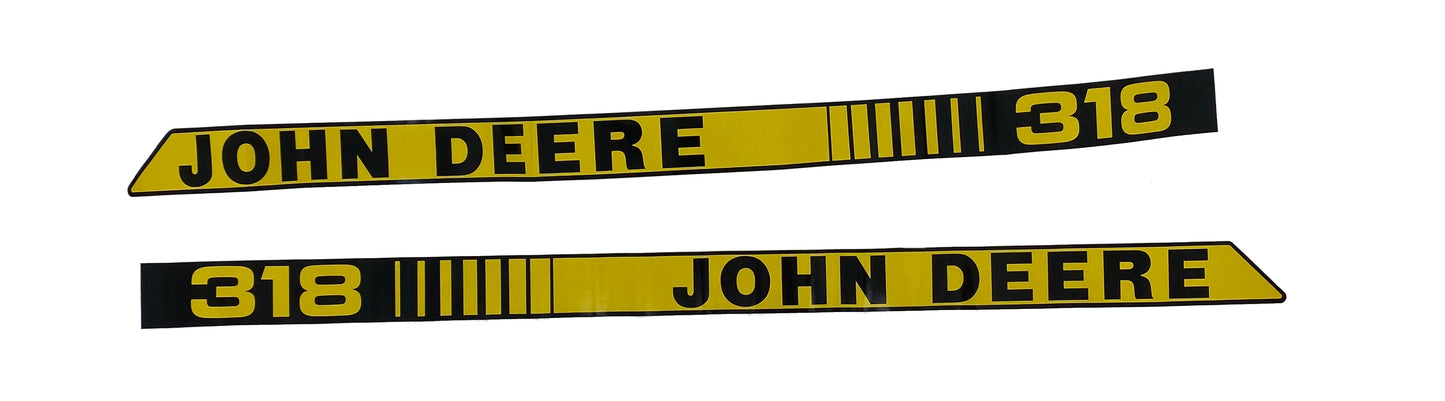 John Deere Original Equipment Label Set - M85016 & M85017