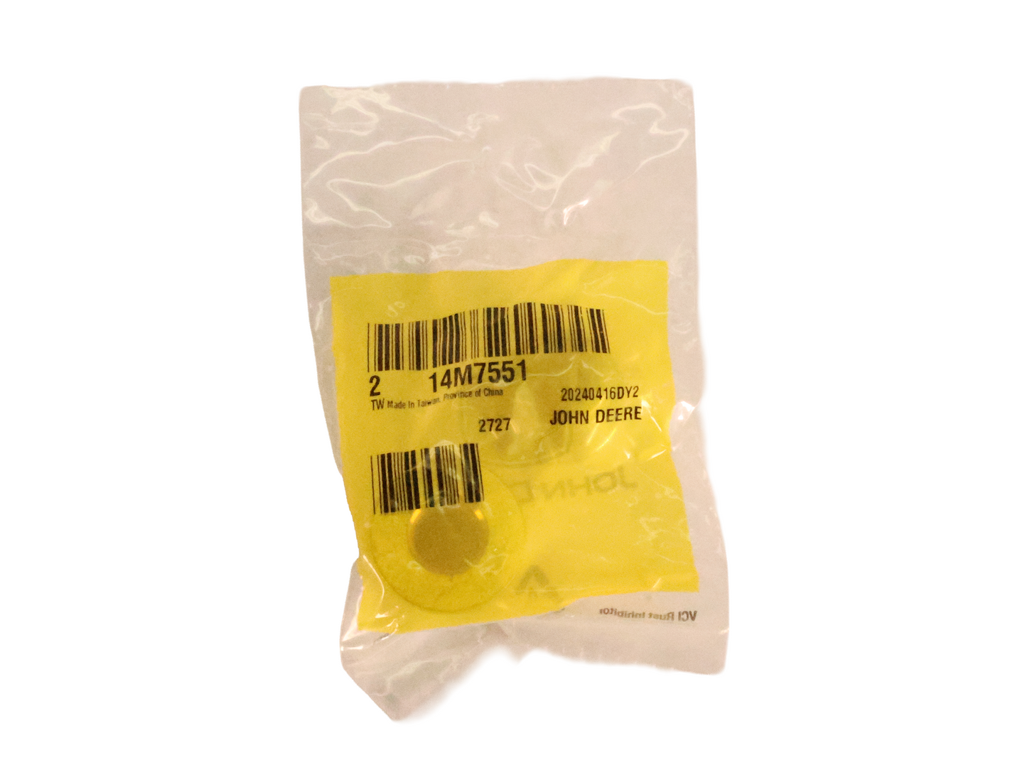 John Deere Original Equipment Lock Nut Pack of 2 - 14M7551