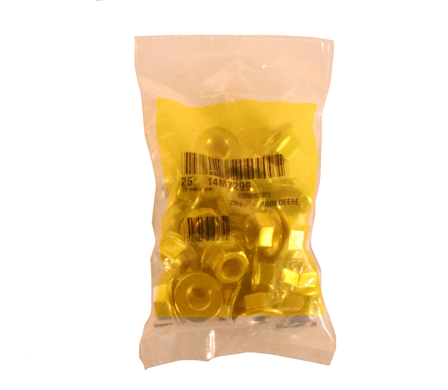 John Deere Original Equipment M12 Hexagonal Flange Nut Pack of 25 - 14M7299