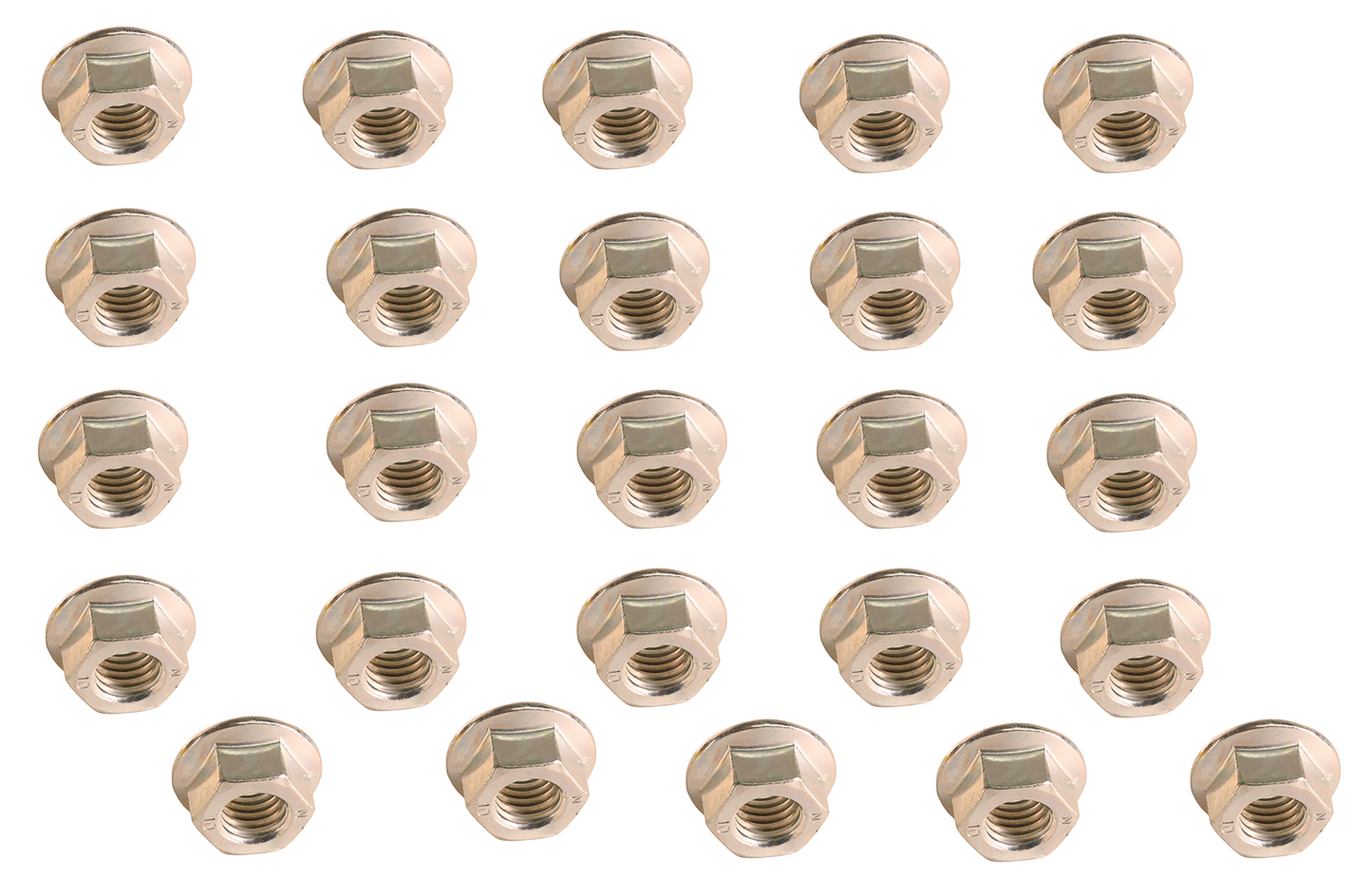 John Deere Original Equipment M12 Hexagonal Flange Nut Pack of 25 - 14M7299