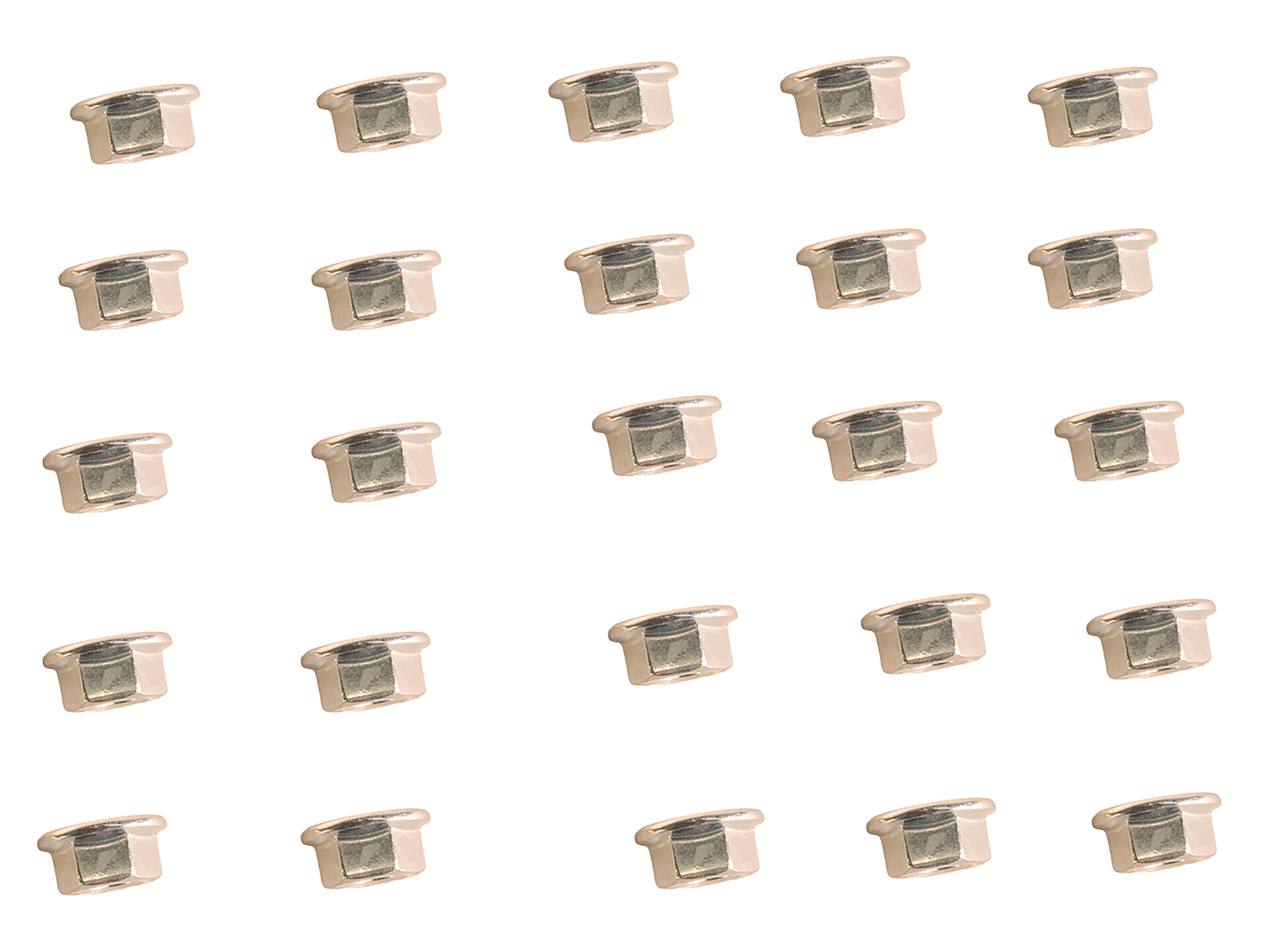 John Deere Original Equipment M12 Hexagonal Flange Nut Pack of 25 - 14M7299