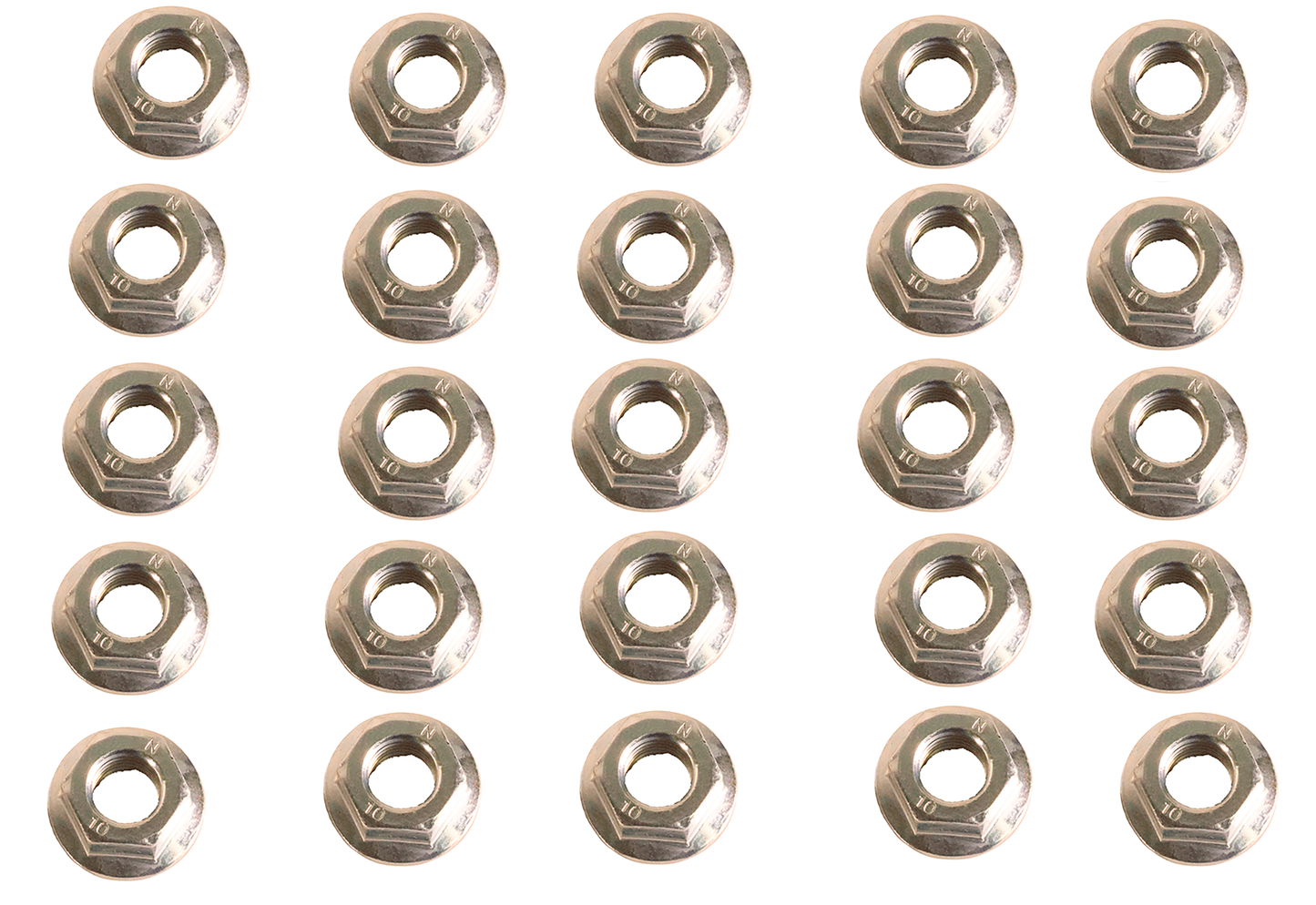 John Deere Original Equipment M12 Hexagonal Flange Nut Pack of 25 - 14M7299