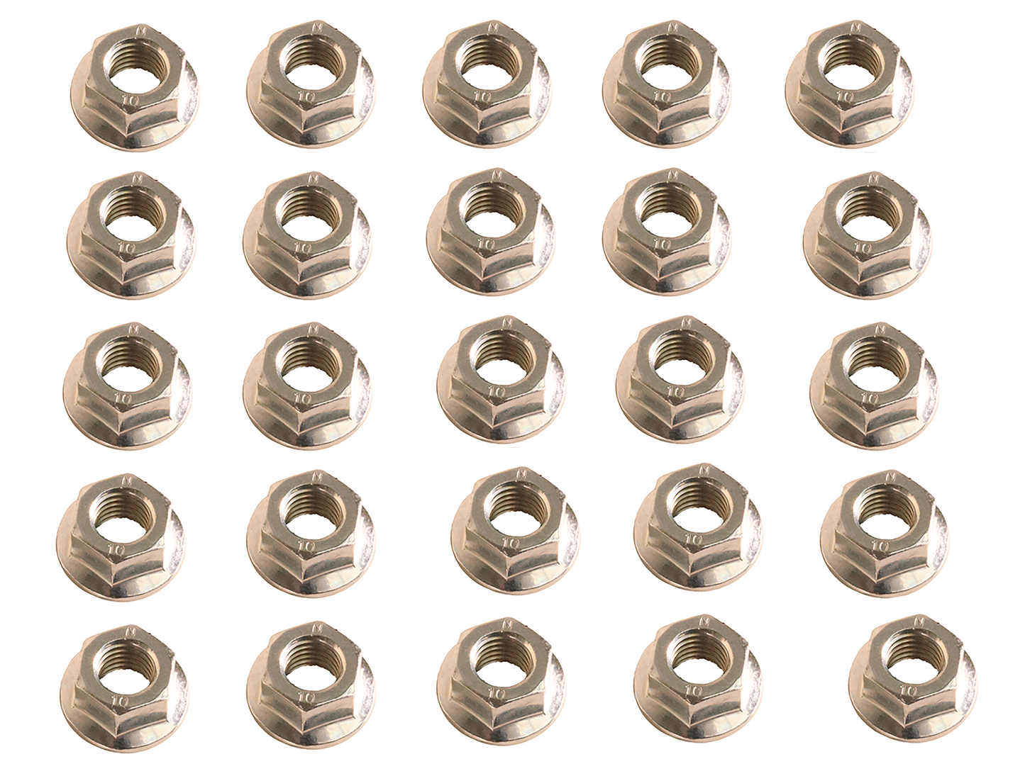 John Deere Original Equipment M12 Hexagonal Flange Nut Pack of 25 - 14M7299