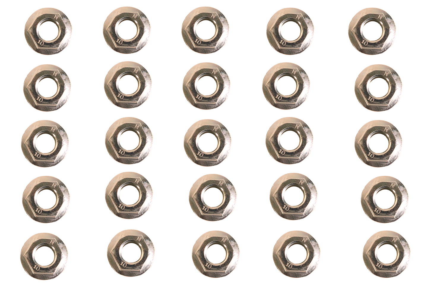 John Deere Original Equipment M12 Hexagonal Flange Nut Pack of 25 - 14M7299