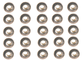 John Deere Original Equipment M12 Hexagonal Flange Nut Pack of 25 - 14M7299
