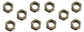 John Deere Original Equipment Nut Pack of 10 - 14H821