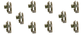 John Deere Original Equipment Nut - AL115814