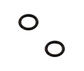 John Deere Original Equipment O-Ring Pack of 2 - 51M7039