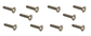 John Deere Original Equipment M10 X 45 Round Head Square Neck Bolt - 03M7195