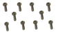 John Deere Original Equipment M10 X 45 Round Head Square Neck Bolt - 03M7195