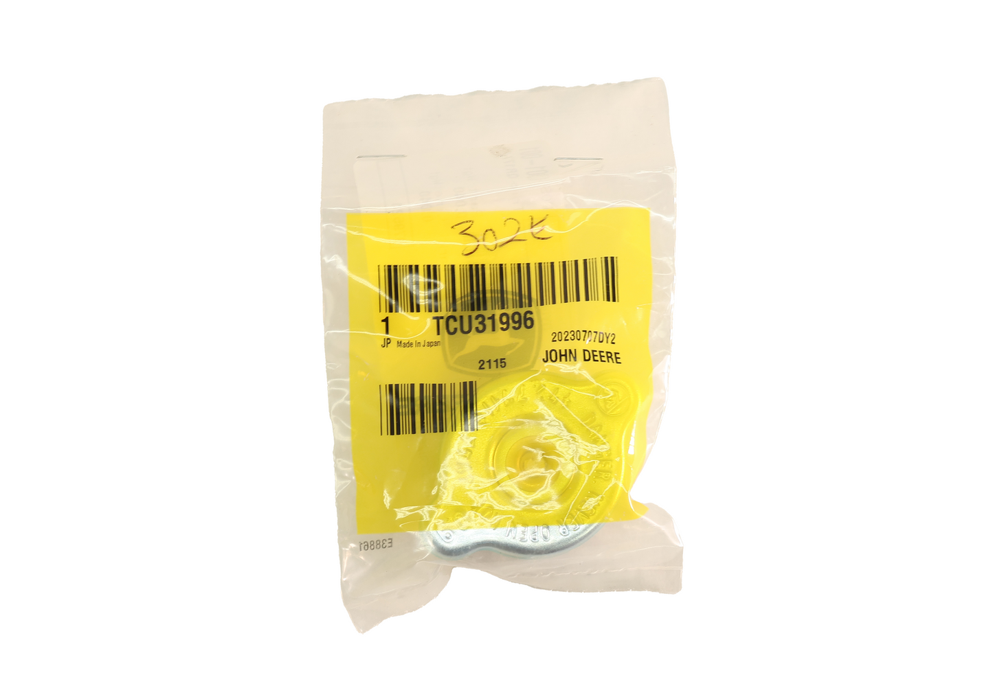 John Deere Original Equipment Radiator Filler Cap - TCU31996