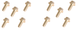 John Deere Original Equipment Screw Pack of 10 - 19M7789