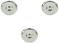 John Deere Original Equipment Mower Drive Belt Idler Shield (3-PACK) - M165519
