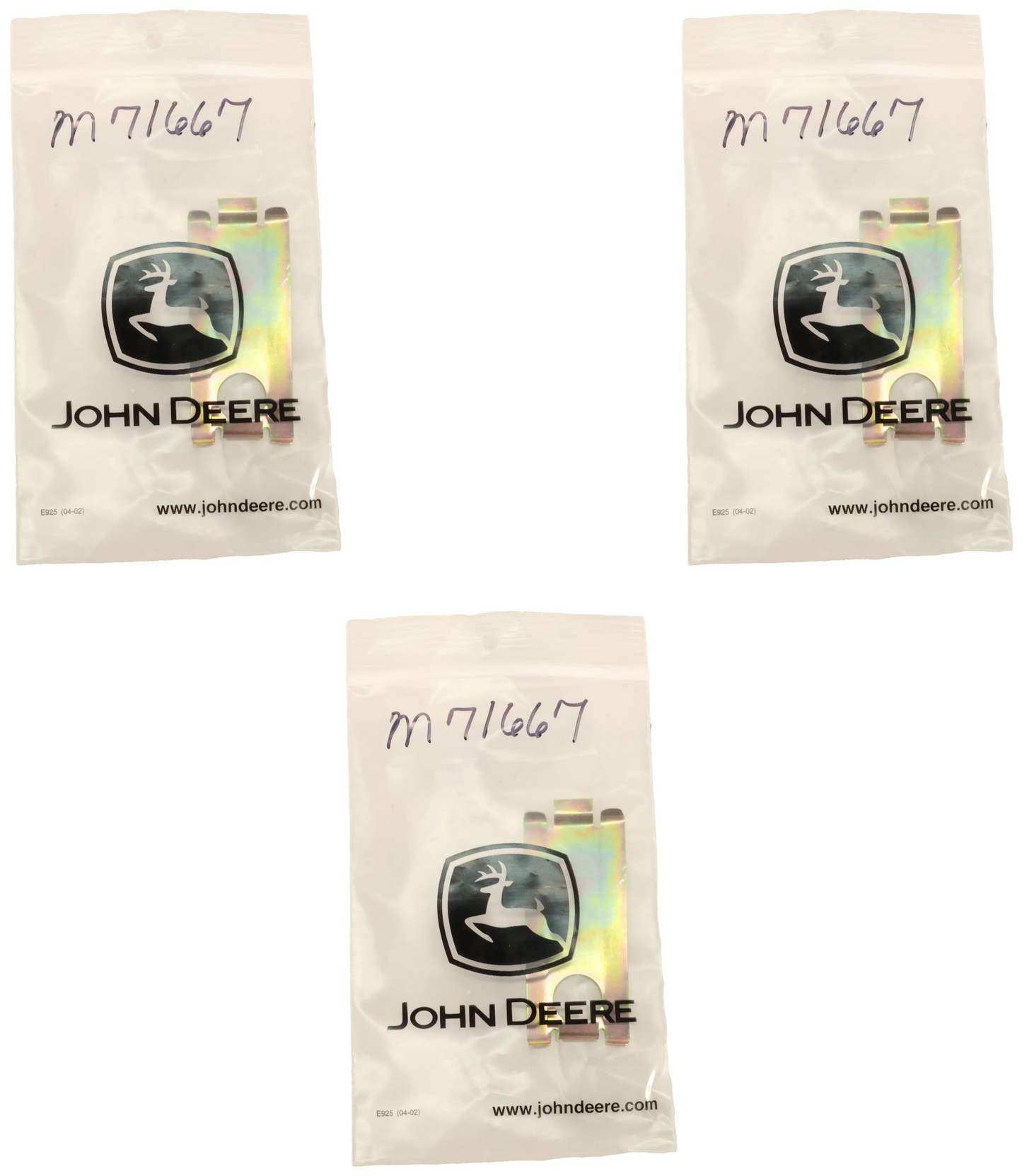 John Deere Original Equipment Spring Gage Arm Clip (3-PACK) - M71667