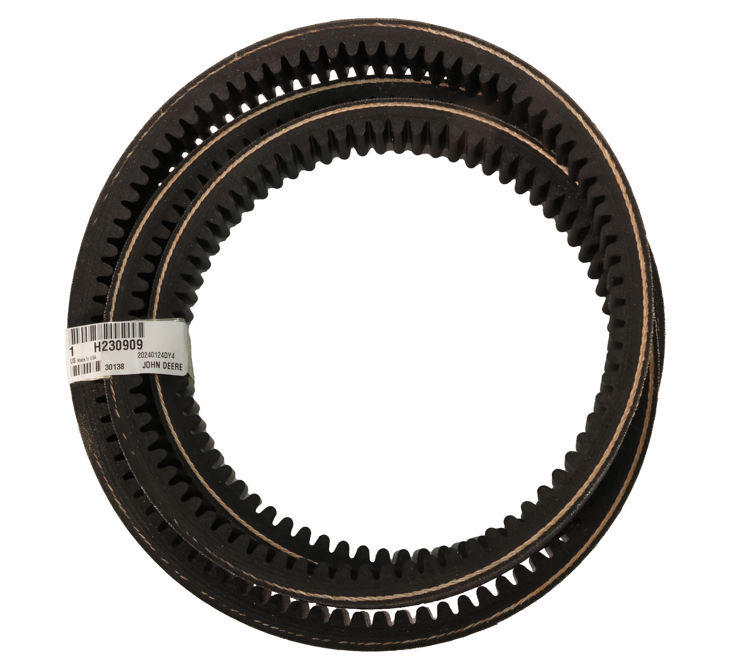 John Deere Original Equipment Hj Section Cleaning Fan Drive V-Belt, Effective Length 2334.0 Mm (91.9 Inch) - H230909