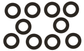 John Deere Original Equipment Round Hole Washer - R135543