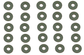 John Deere Original Equipment Washer Pack of 25- 24M7207